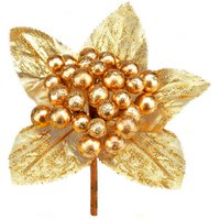 Gold Berries Christmas Decorative Pick
Gold Berries Christmas Decorative Pick