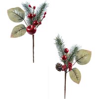 Frosted Berry Decorative Christmas Pick
Frosted Berry Decorative Christmas Pick