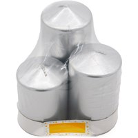 Silver Pillar Candles - 3 Pack
Silver Pillar Candles - 3 Pack