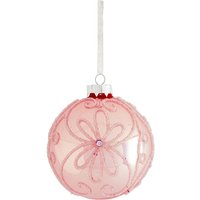 Pale Pink Floral Glass Christmas Tree Bauble
Pale Pink Floral Glass Christmas Tree Bauble