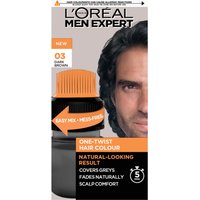 L'Oréal Men Expert One-Twist Semi-Permanent Hair Colour (Various Shades) - 03 Dark Brown
L'Oréal Men Expert One-Twist Semi-Permanent Hair Colour (Various Shades) - 03 Dark Brown