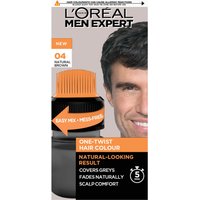 L'Oréal Men Expert One-Twist Semi-Permanent Hair Colour (Various Shades) - 04 Natural Brown
L'Oréal Men Expert One-Twist Semi-Permanent Hair Colour (Various Shades) - 04 Natural Brown
