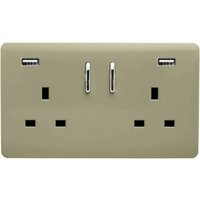 Trendi Switch 2 Gang 13Amp Double Socket and 2 USB Ports - Gold
Trendi Switch 2 Gang 13Amp Double Socket and 2 USB Ports - Gold