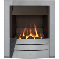 The Melbourne Brushed Steel Slimline Gas Fire
The Melbourne Brushed Steel Slimline Gas Fire