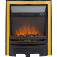 The Geneva Duo Brass Trim and Black Fret Electric Fire
The Geneva Duo Brass Trim and Black Fret Electric Fire