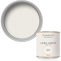 Laura Ashley Matt Emulsion Paint Cotton White Tester 100ml
Laura Ashley Matt Emulsion Paint Cotton White Tester 100ml