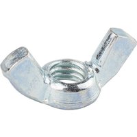 Homebase Zinc Plated Wing nuts M6 5 Pack
Homebase Zinc Plated Wing nuts M6 5 Pack