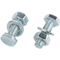 Homebase Zinc Plated Hex Bolt M6 20mm 10 Pack
Homebase Zinc Plated Hex Bolt M6 20mm 10 Pack
