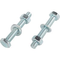 Homebase Zinc Plated Hex Bolt M10 50mm 5 Pack
Homebase Zinc Plated Hex Bolt M10 50mm 5 Pack