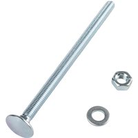 Homebase Zinc Plated Coach Bolt M6 100mm 5 Pack
Homebase Zinc Plated Coach Bolt M6 100mm 5 Pack