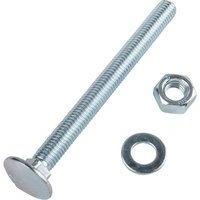 Homebase Zinc Plated Coach Bolt M10 110mm 2 Pack
Homebase Zinc Plated Coach Bolt M10 110mm 2 Pack