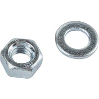 Homebase Zinc Plated Hex Nut & Washer M6 10 Pack
Homebase Zinc Plated Hex Nut & Washer M6 10 Pack