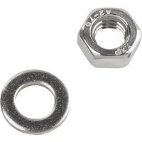 Homebase Zinc Plated Hex Nut & Washer M8 10 Pack
Homebase Zinc Plated Hex Nut & Washer M8 10 Pack