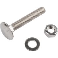 Homebase Stainless Steel Coach Bolt M8 50mm 5 Pack
Homebase Stainless Steel Coach Bolt M8 50mm 5 Pack