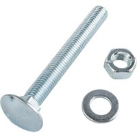 Homebase Zinc Plated Coach Bolt M12 100mm 2 Pack
Homebase Zinc Plated Coach Bolt M12 100mm 2 Pack