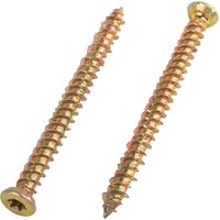 Homebase Yellow Zinc Plated Concrete Screw 7.5X80mm 65 Pack
Homebase Yellow Zinc Plated Concrete Screw 7.5X80mm 65 Pack