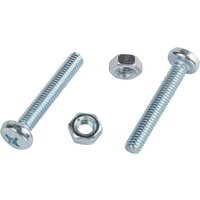 Homebase Zinc Plated Machine Screw Pan Head M4 25mm 5 Pack
Homebase Zinc Plated Machine Screw Pan Head M4 25mm 5 Pack
