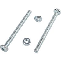 Homebase Zinc Plated Machine Screw Pan Head M4 50mm 5 Pack
Homebase Zinc Plated Machine Screw Pan Head M4 50mm 5 Pack