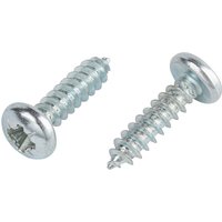 Homebase Zinc Plated Self Tapping Screw Pan Head 4 X 16mm 10 Pack
Homebase Zinc Plated Self Tapping Screw Pan Head 4 X 16mm 10 Pack