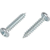 Homebase Zinc Plated Self Tapping Screw Pan Head 4 X 20mm 10 Pack
Homebase Zinc Plated Self Tapping Screw Pan Head 4 X 20mm 10 Pack