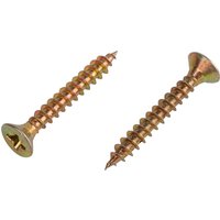 Homebase Yellow Zinc Plated Single Thread Screw 4 X 30mm 100 Pack
Homebase Yellow Zinc Plated Single Thread Screw 4 X 30mm 100 Pack