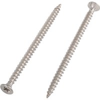 Homebase Stainless Steel Single Thread Screw 4 X 65mm 100 Pack
Homebase Stainless Steel Single Thread Screw 4 X 65mm 100 Pack