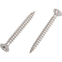 Homebase Stainless Steel Single Thread Screw 5 X 50mm 100 Pack
Homebase Stainless Steel Single Thread Screw 5 X 50mm 100 Pack
