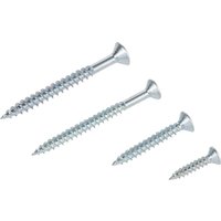 Homebase Zinc Plated Wood Screw Countersunk Assorted 430 Pack
Homebase Zinc Plated Wood Screw Countersunk Assorted 430 Pack
