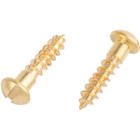 Homebase Brass Wood Screw Round Head 4 X 20mm 10 Pack
Homebase Brass Wood Screw Round Head 4 X 20mm 10 Pack