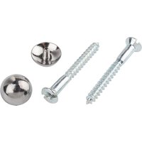 Homebase Mirror Screw Chrome Plated Round Head 4 X 38mm 4 Pack
Homebase Mirror Screw Chrome Plated Round Head 4 X 38mm 4 Pack