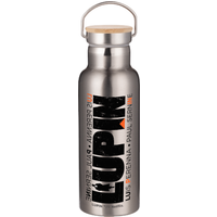 Lupin Multi Slogan Portable Insulated Water Bottle - Steel
Lupin Multi Slogan Portable Insulated Water Bottle - Steel