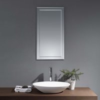 Bibury Bevelled Edge Rectangular Mirror on Mirror - 42x80cm
Bibury Bevelled Edge Rectangular Mirror on Mirror - 42x80cm