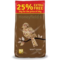 Honeyfields Wont Grow Wild Bird Food - 5kg
Honeyfields Wont Grow Wild Bird Food - 5kg