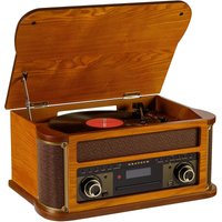 Grausch RPS500UK Retro Stereo System with Turntable, AM/FM Radio, Cassette, CD, USB and Bluetooth
Grausch RPS500UK Retro Stereo System with Turntable, AM/FM Radio, Cassette, CD, USB and Bluetooth