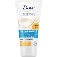 Крем для рук Dove Care&Protect с SPF 15
Крем для рук Dove Care&Protect с SPF 15