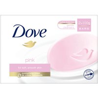 Dove Pink Bar Cream 2 x 100g 
Dove Pink Bar Cream 2 x 100g