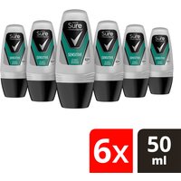 Sure Sensitive 48h Protection Anti-Perspirant Roll On Deodorant 50ml Pack of 6
Sure Sensitive 48h Protection Anti-Perspirant Roll On Deodorant 50ml Pack of 6