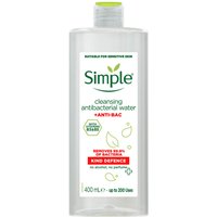 Мицеллярная вода Simple Kind Defence Anti-Bac, 400 мл
Мицеллярная вода Simple Kind Defence Anti-Bac, 400 мл