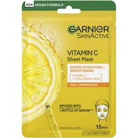 Garnier SkinActive Moisture Bomb Vitamin C Sheet Mask 28g
Garnier SkinActive Moisture Bomb Vitamin C Sheet Mask 28g