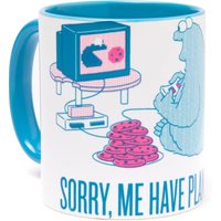 Sesame Street Sorry, Me Got Plans Mug - White/Blue
Sesame Street Sorry, Me Got Plans Mug - White/Blue