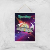 Rick and Morty Rocket Adventure Giclee Art Print - A3 - White Hanger, Multi
Rick and Morty Rocket Adventure Giclee Art Print - A3 - White Hanger, Multi