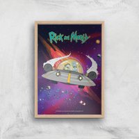 Rick and Morty Rocket Adventure Giclee Art Print - A3 - Wooden Frame, Multi
Rick and Morty Rocket Adventure Giclee Art Print - A3 - Wooden Frame, Multi
