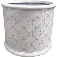 Mayfair Antique White Cylinder Plant Pot - 30cm
Mayfair Antique White Cylinder Plant Pot - 30cm