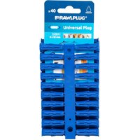 Rawlplug Uno Multipurpose Plug 8x32mm - Pack of 40 
Rawlplug Uno Multipurpose Plug 8x32mm - Pack of 40