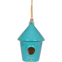 Conical Ceramic Birdhouse (Slate or Teal) - 26cm
Conical Ceramic Birdhouse (Slate or Teal) - 26cm