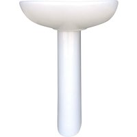 Beckley Ceramic Basin with Pedestal - 1 Tap Hole
Beckley Ceramic Basin with Pedestal - 1 Tap Hole