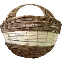 14 Yellow Rattan Willow Hanging Basket
14 Yellow Rattan Willow Hanging Basket