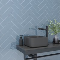 Camden Dark Grey Ceramic Wall Tile - 100 x 300mm - 0.45sqm Pack
Camden Dark Grey Ceramic Wall Tile - 100 x 300mm - 0.45sqm Pack