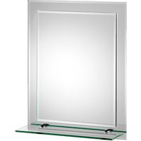 Croydex Rydal Rectangular Bathroom Mirror with Shelf