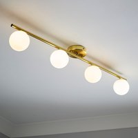 Orb 4 Light Bar - Brass & Opal
Orb 4 Light Bar - Brass & Opal